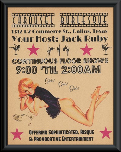 Jack ruby carousel club - ruby, flyer