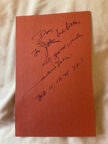Melvin belli hand signed - melvin,